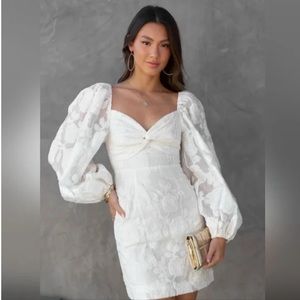 Vici Dolls puff sleeve mini dress